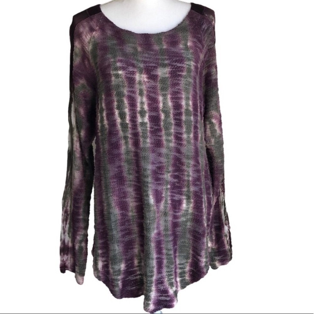 XCVI Tunic Purple Gray Tunic Medium - Picture 10 of 10